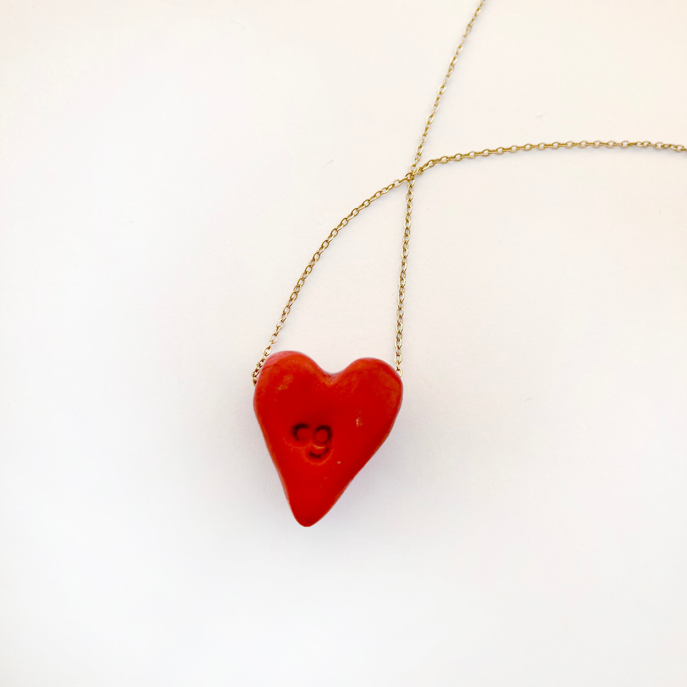 HEART KARAMELA ceramic pendant- colors