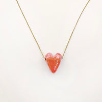 HEART KARAMELA ceramic pendant- colors