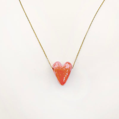 HEART KARAMELA ceramic pendant- colors