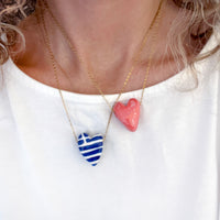HEART KARAMELA ceramic pendant- colors