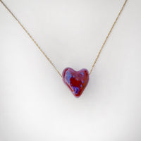 HEART KARAMELA ceramic pendant- colors