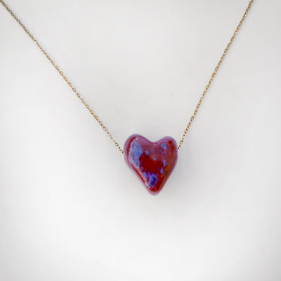 HEART KARAMELA ceramic pendant- colors