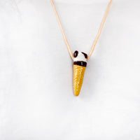 CERAMIC CORNETTO CONE pendant