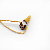 CERAMIC CORNETTO CONE pendant