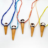 CERAMIC CORNETTO CONE pendant