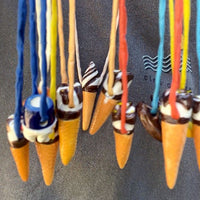 CERAMIC CORNETTO CONE pendant