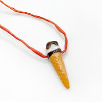 CERAMIC CORNETTO CONE pendant