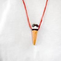CERAMIC CORNETTO CONE pendant