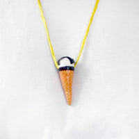 CERAMIC CORNETTO CONE pendant