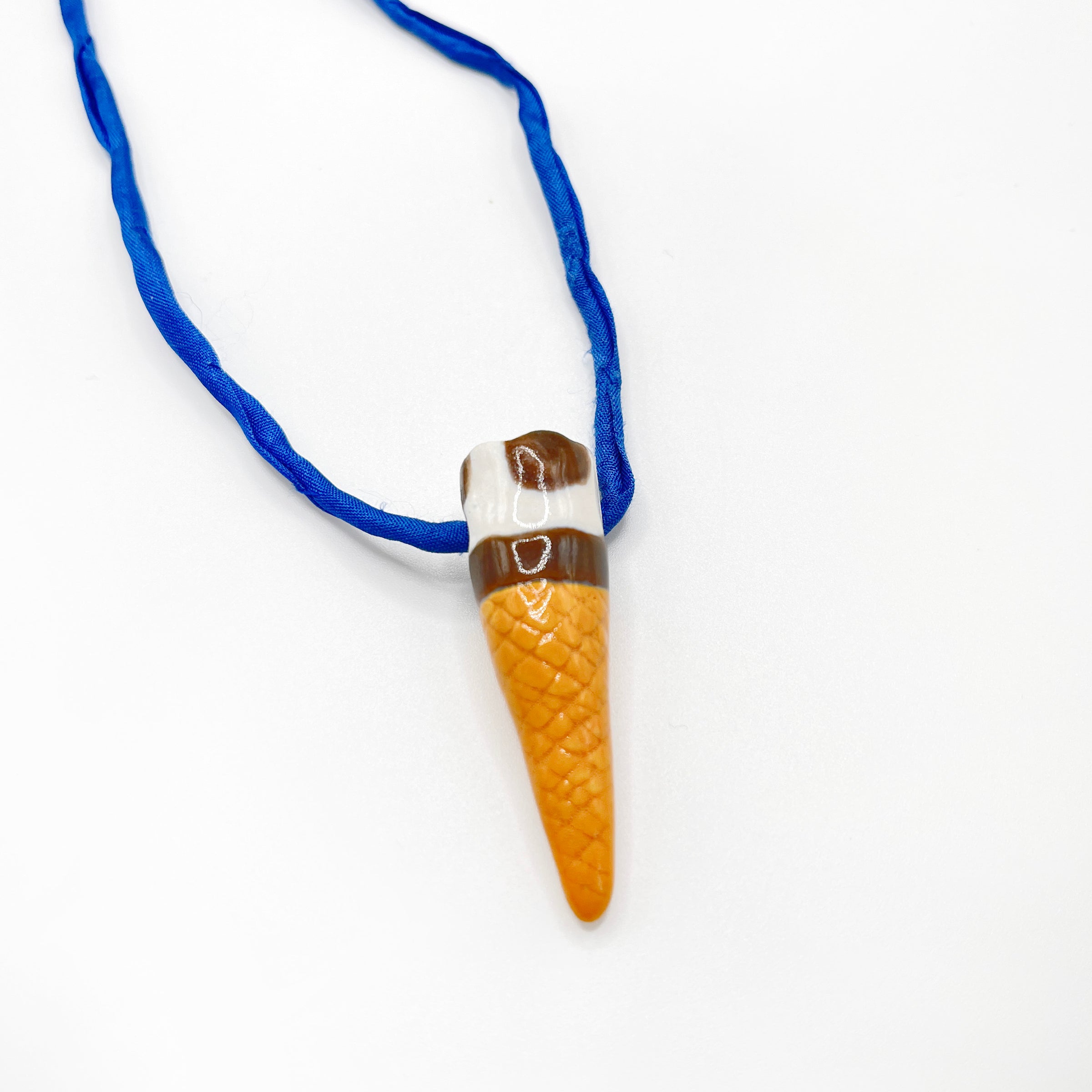 CERAMIC CORNETTO CONE pendant