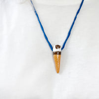 CERAMIC CORNETTO CONE pendant