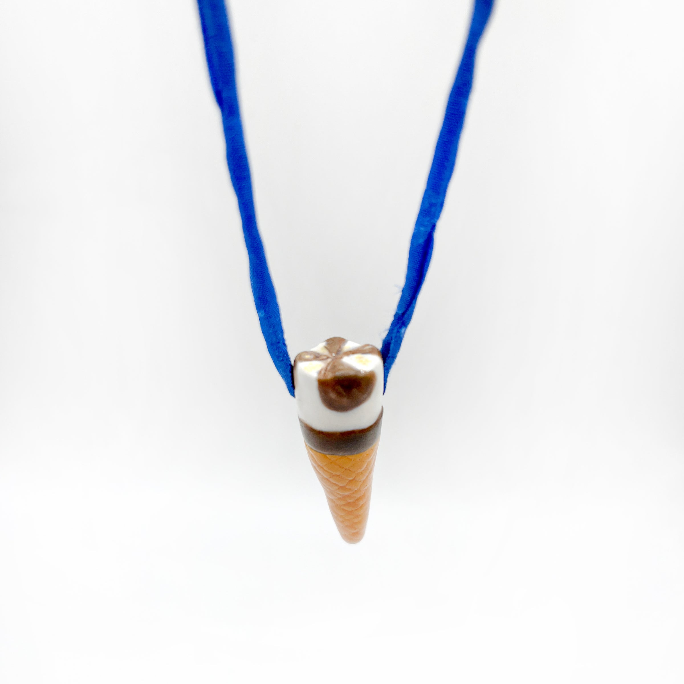 CERAMIC CORNETTO CONE pendant