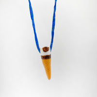 CERAMIC CORNETTO CONE pendant