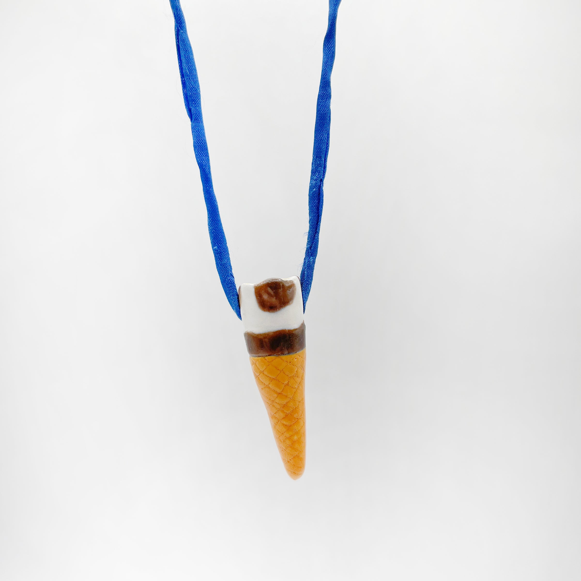 CERAMIC CORNETTO CONE pendant