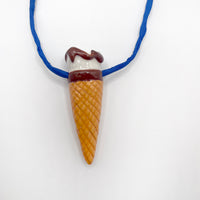 CERAMIC CORNETTO CONE pendant - all
