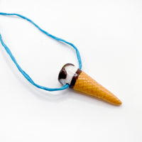 CERAMIC CORNETTO CONE pendant