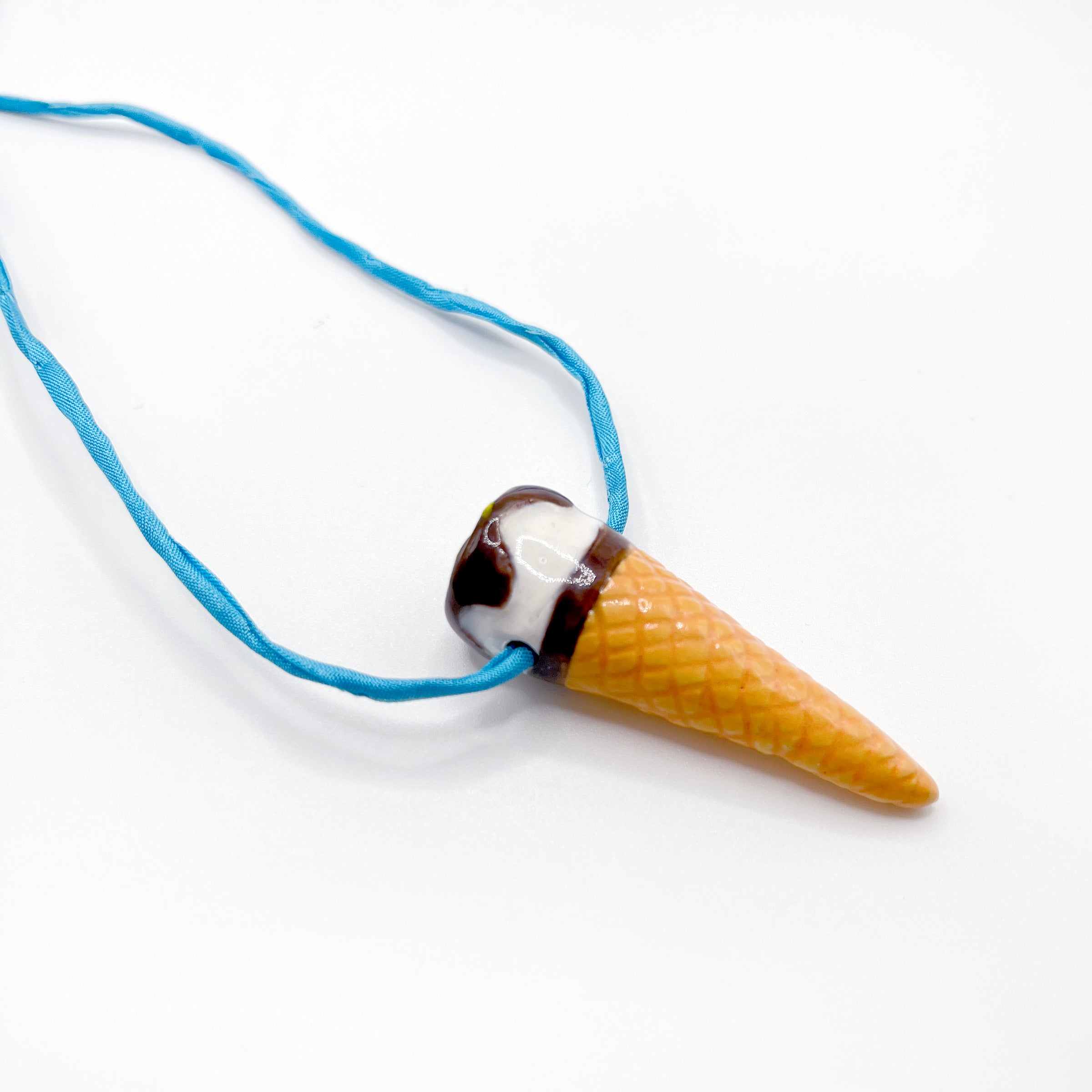 CERAMIC CORNETTO CONE pendant