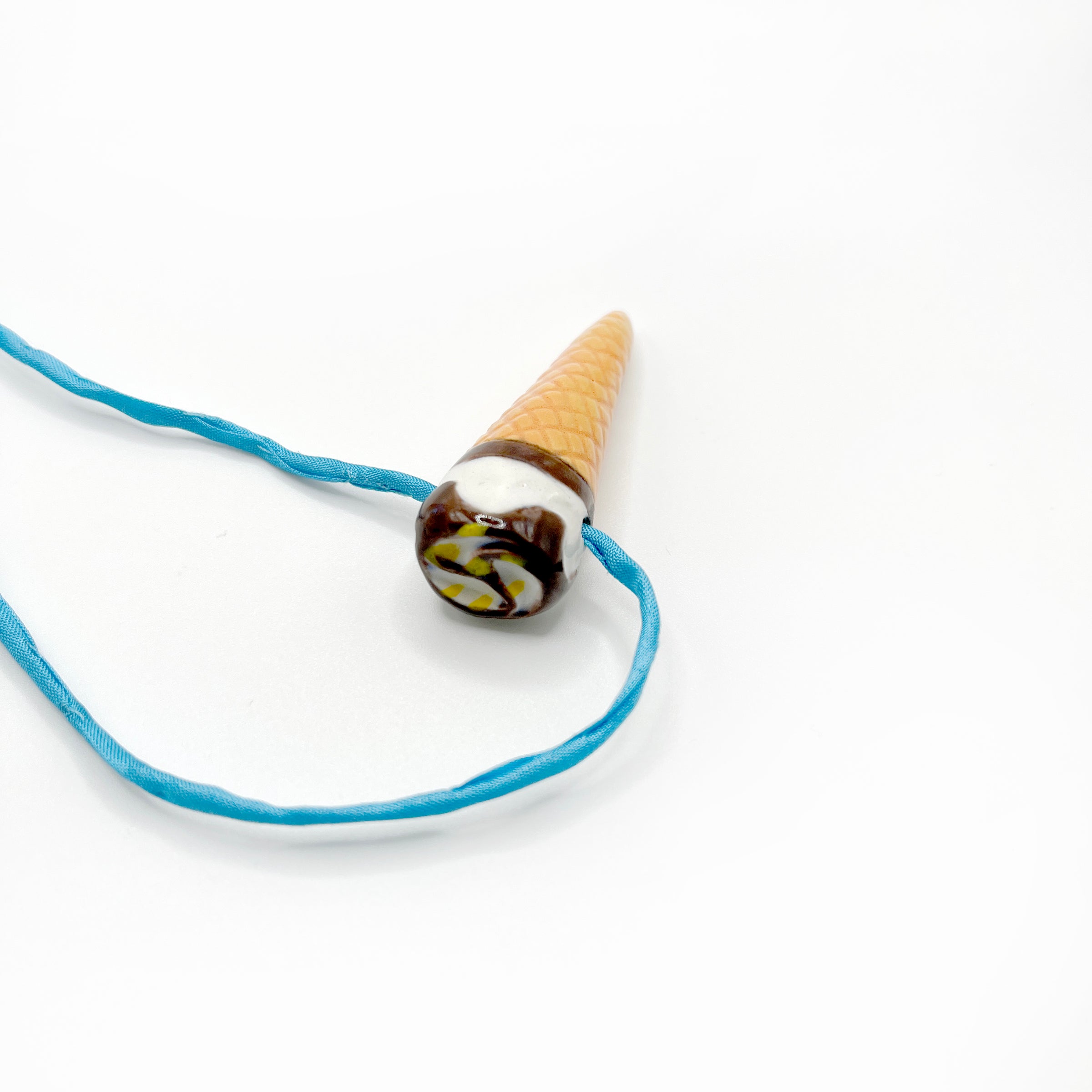 CERAMIC CORNETTO CONE pendant