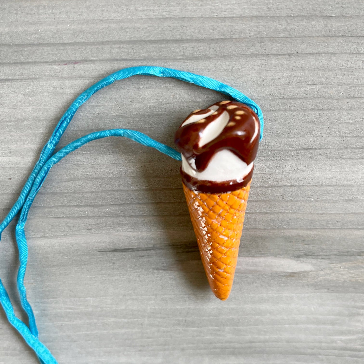CERAMIC CORNETTO CONE pendant - all