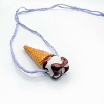 CERAMIC CORNETTO CONE pendant - all