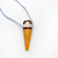 CERAMIC CORNETTO CONE pendant - all