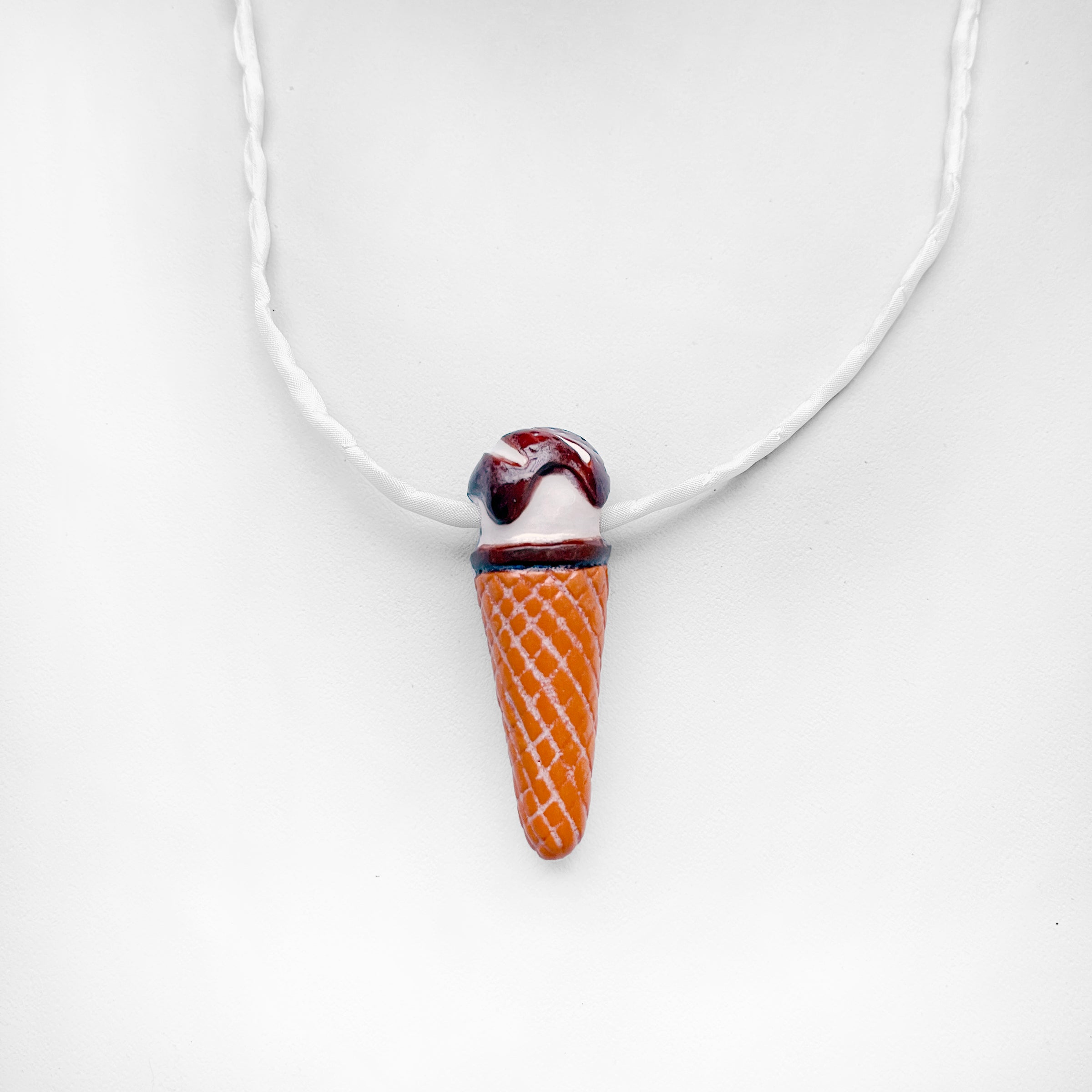 CERAMIC CORNETTO CONE pendant - all