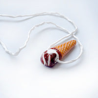 CERAMIC CORNETTO CONE pendant - all