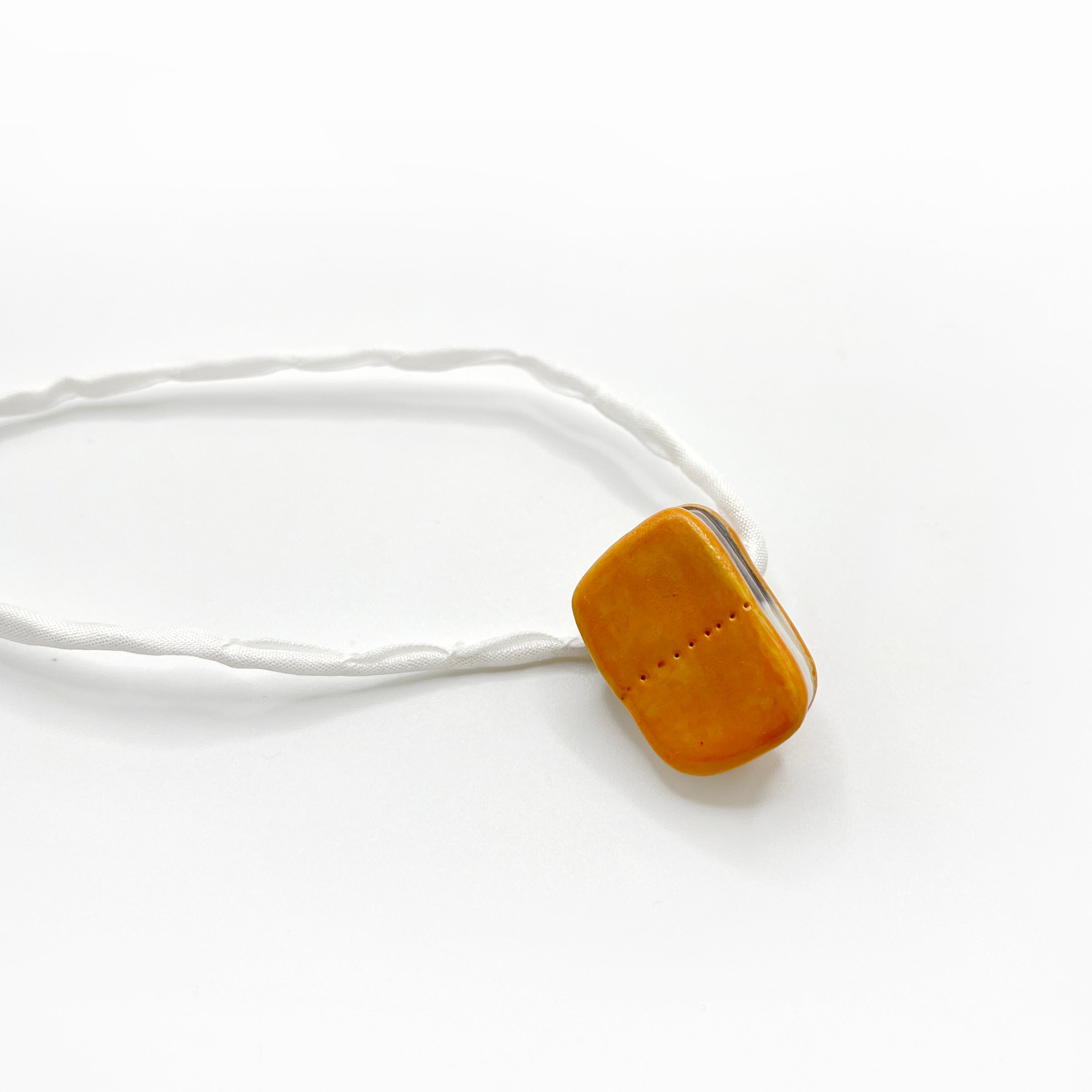 CERAMIC SANDWICH ICE CREAM pendant