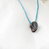 CERAMIC CHOCOLATE ICE CREAM SANDWICH pendant