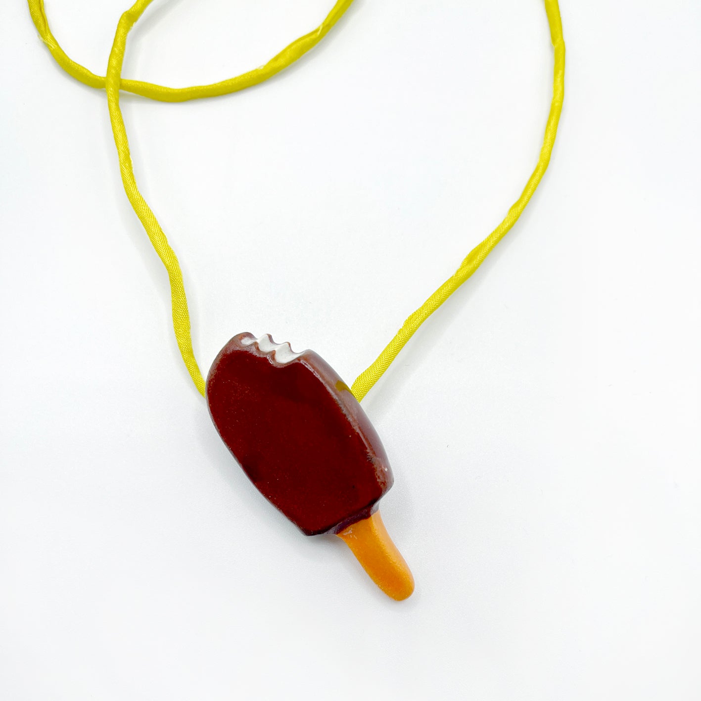 CERAMIC CHOCO CREAM STICK ICE-CREAM pendant