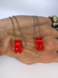 Gummy Bear Pendant- red