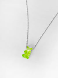 Gummy Bear Pendant- lime