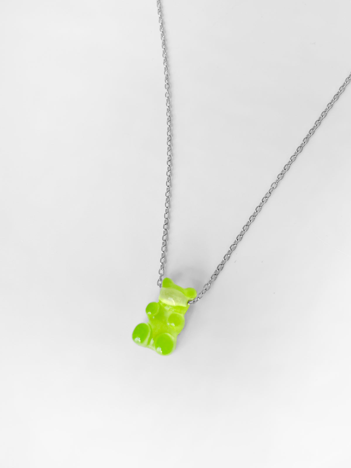 Gummy Bear Pendant- lime