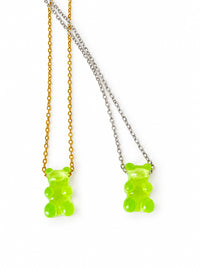 Gummy Bear Pendant- lime