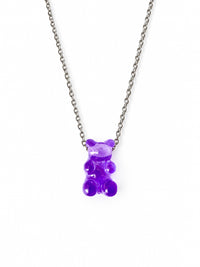 Gummy Bear Pendant- purple