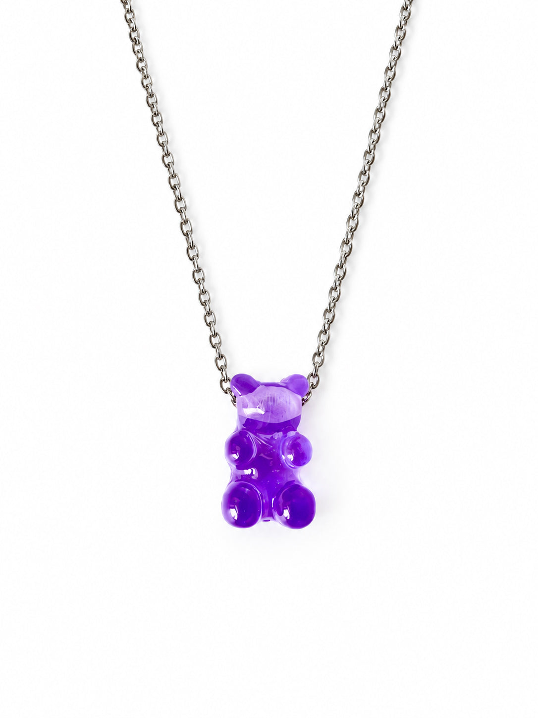 Gummy Bear Pendant- purple