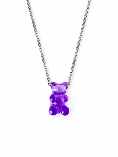 Gummy Bear Pendant- purple