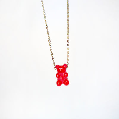 Gummy Bear Pendant- red