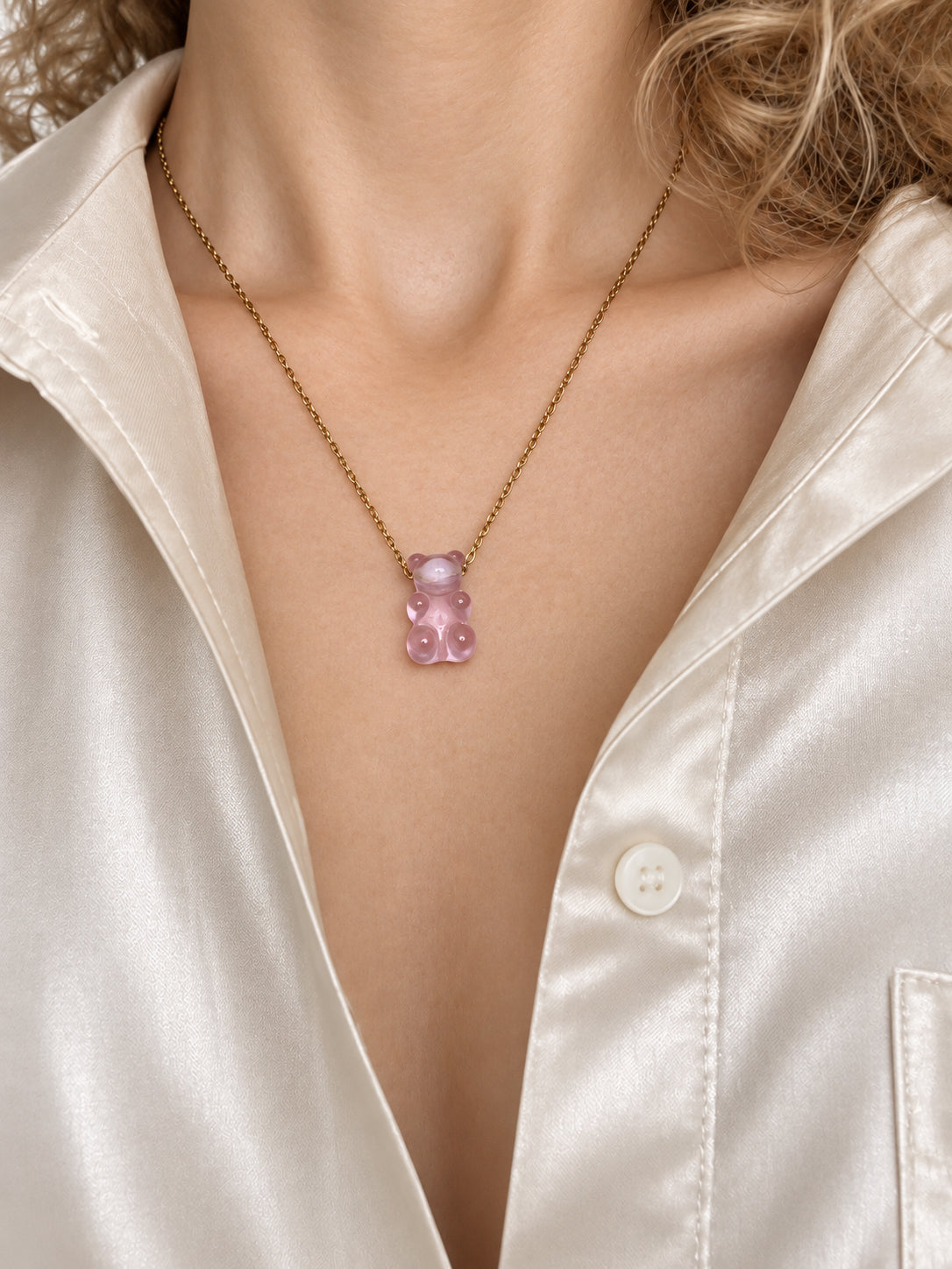 Gummy Bear Pendant- lilac