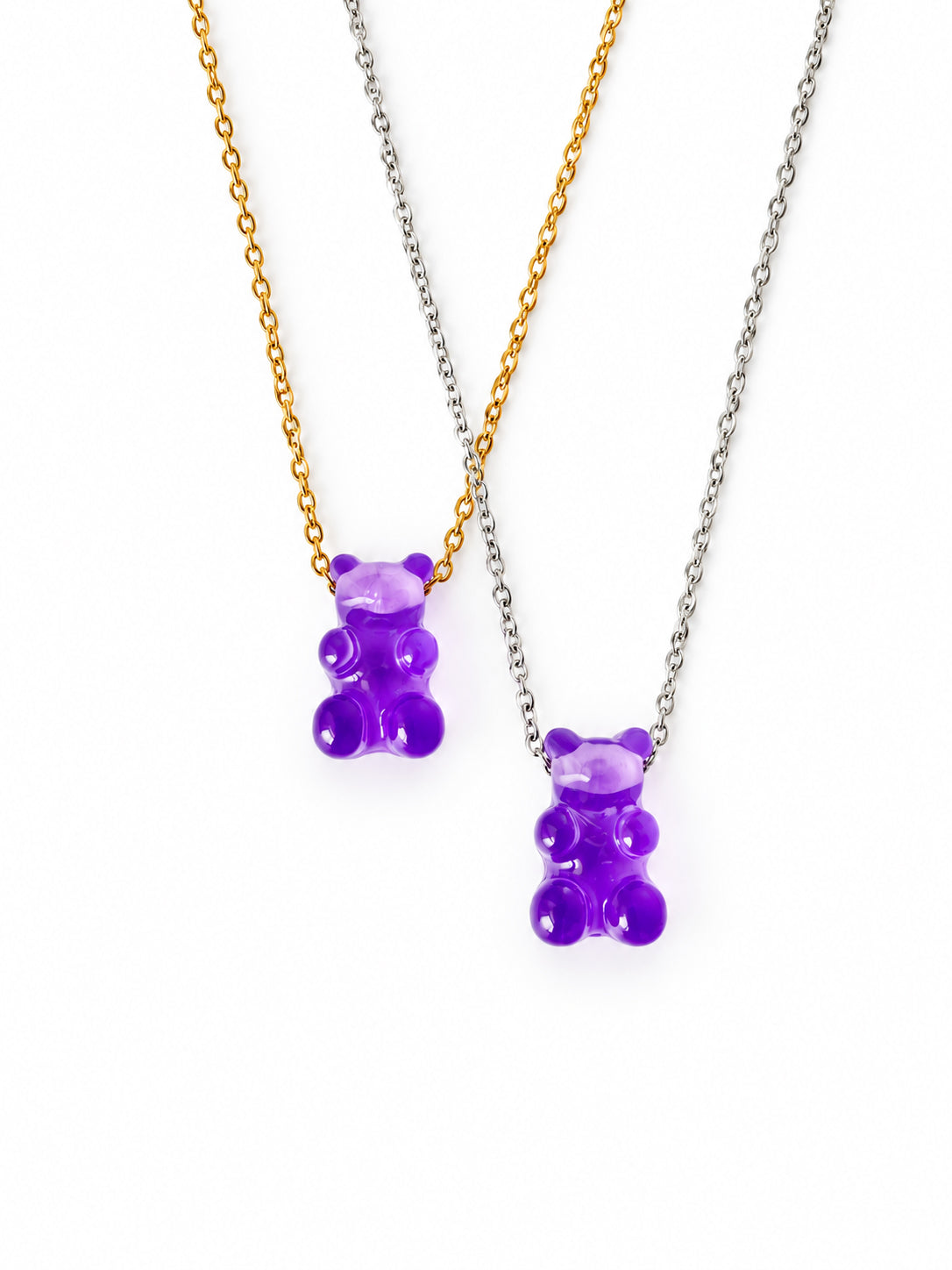 Gummy Bear Pendant- purple