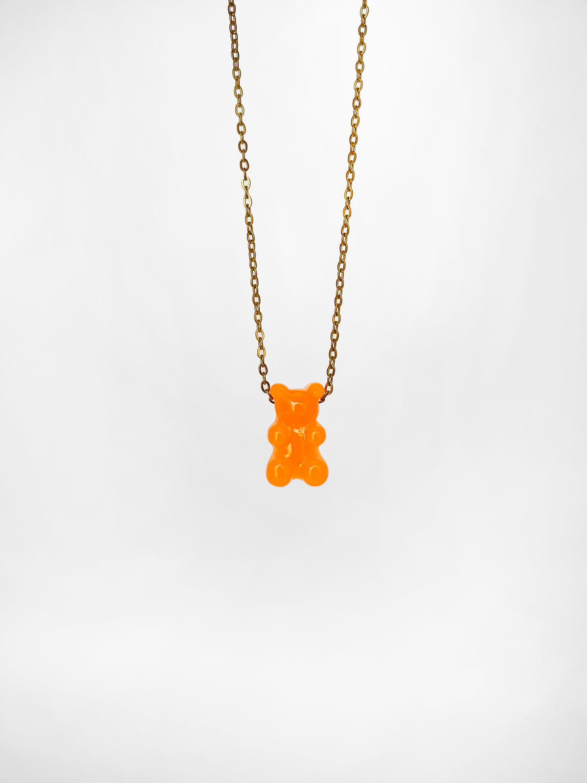 Gummy Bear Pendant- orange