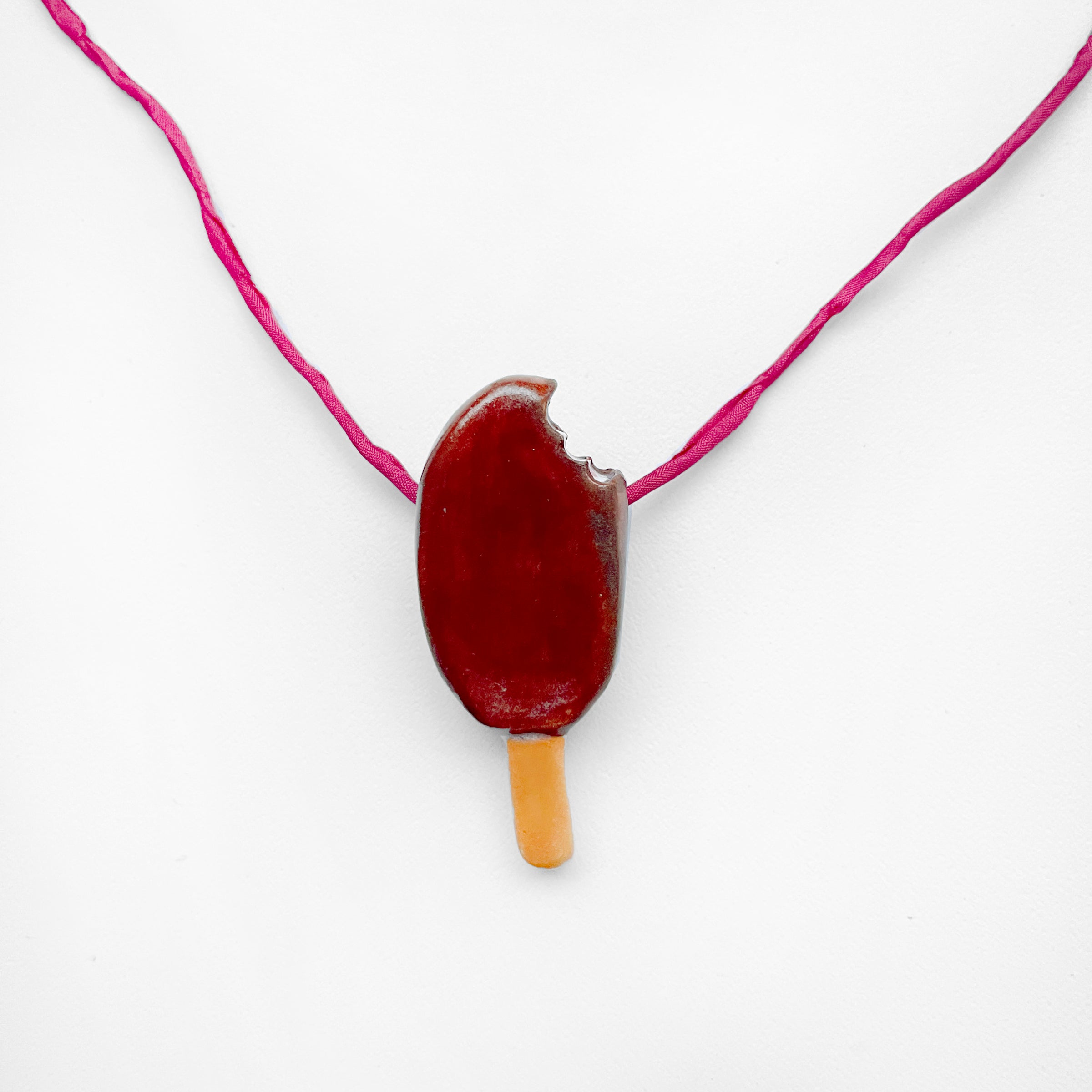 CERAMIC CHOCO CREAM STICK ICE-CREAM pendant