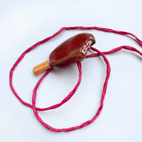 CERAMIC CHOCO CREAM STICK ICE-CREAM pendant