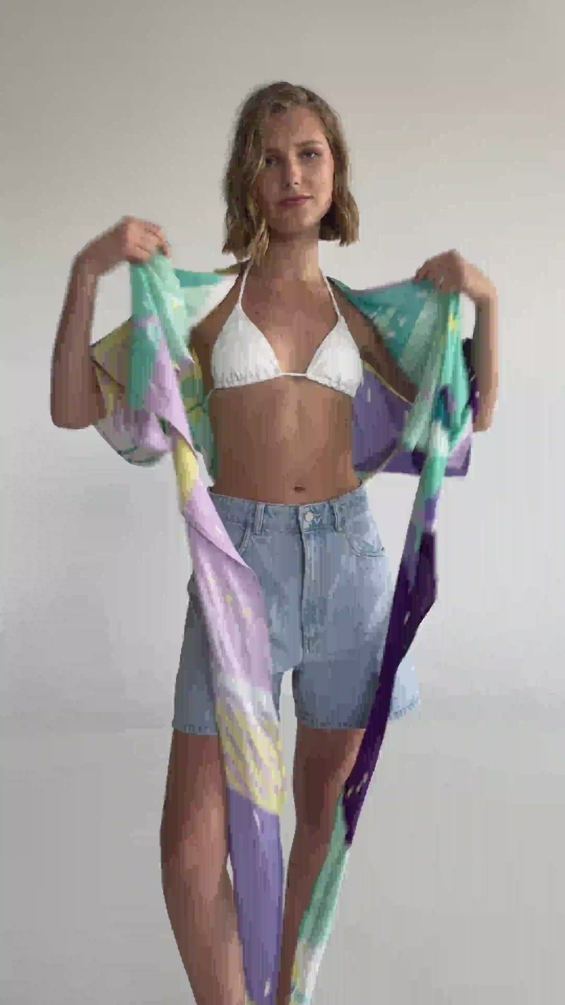SPRITE wrap kimono top