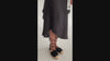 BLACK COMPOSE wrap skirt