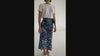 SEQUINS wrap skirt