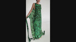 EMERALD DiVE open wrap dress