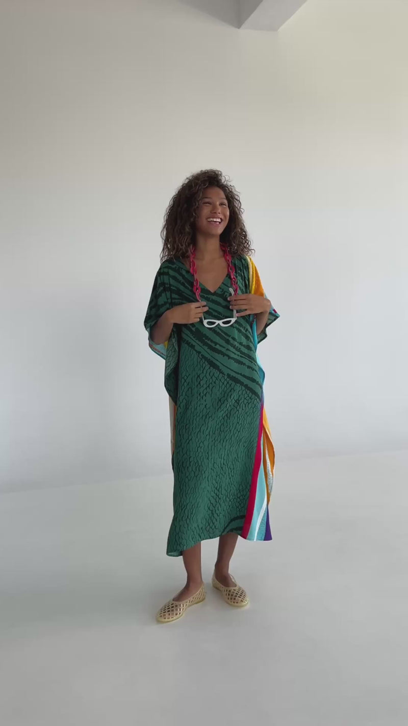 MESSINA maxi square caftan