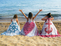 WHEEL BLOSSOM pareo vest