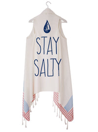 STAY SALTY duster vest